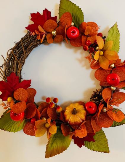 Autumn-Themed Wreath