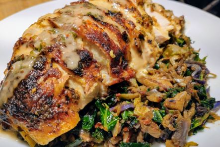 Apple Cider Glazed Chicken Breasts