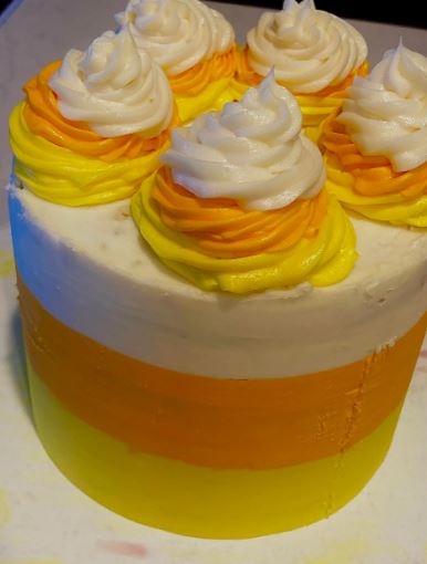 Candy Corn Layer Cake