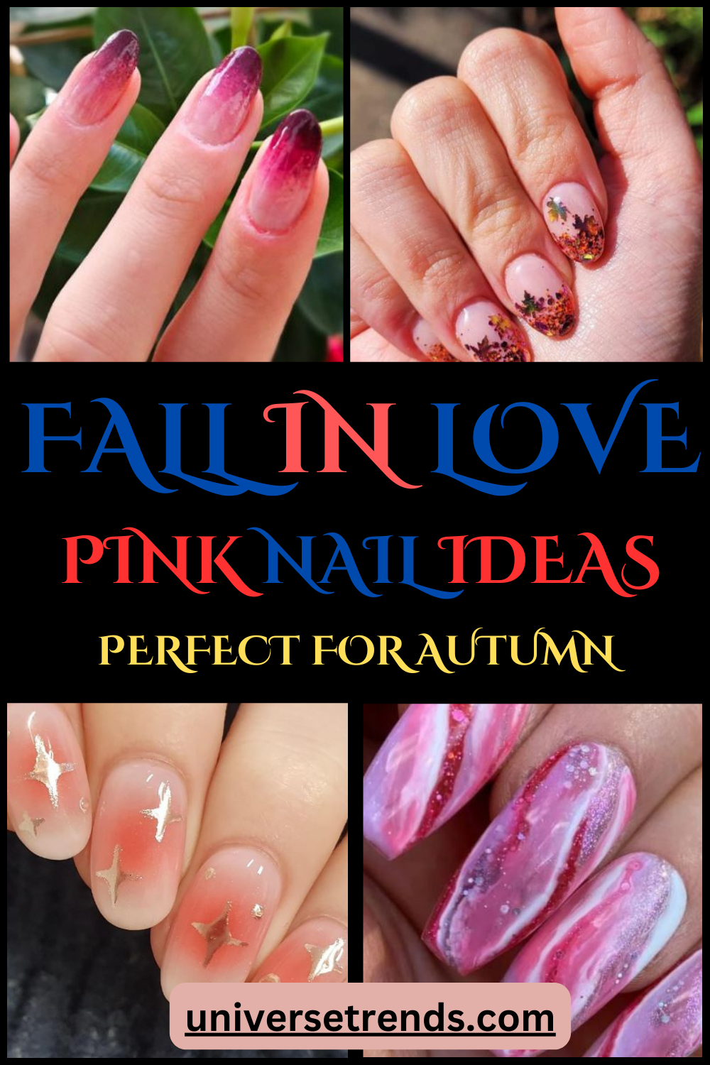 Fall in Love with These Pink Nail Ideas Perfect for Autumn