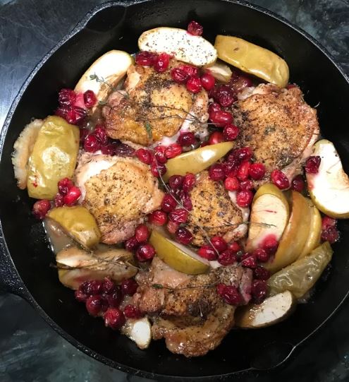 Maple-Glazed Chicken Thighs