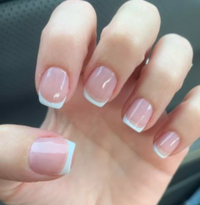 Subtle Pink French Manicure