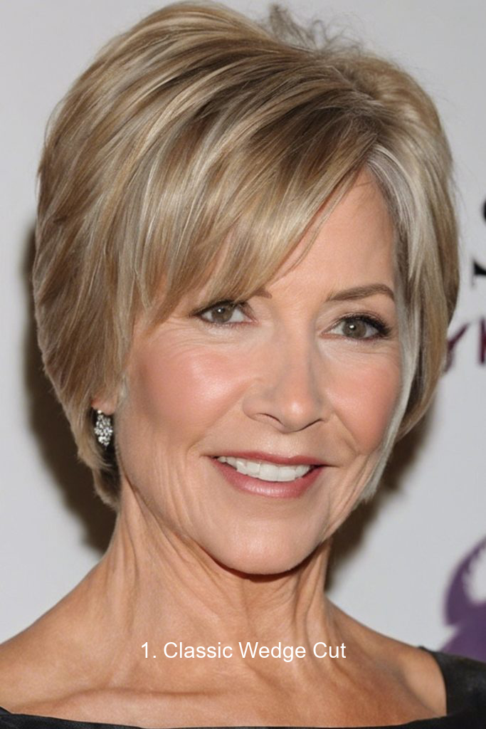 1. Classic Wedge Cut