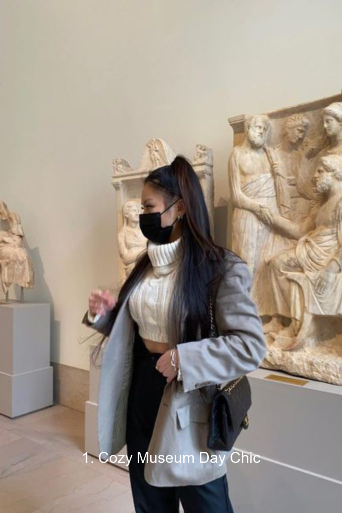 1. Cozy Museum Day Chic
