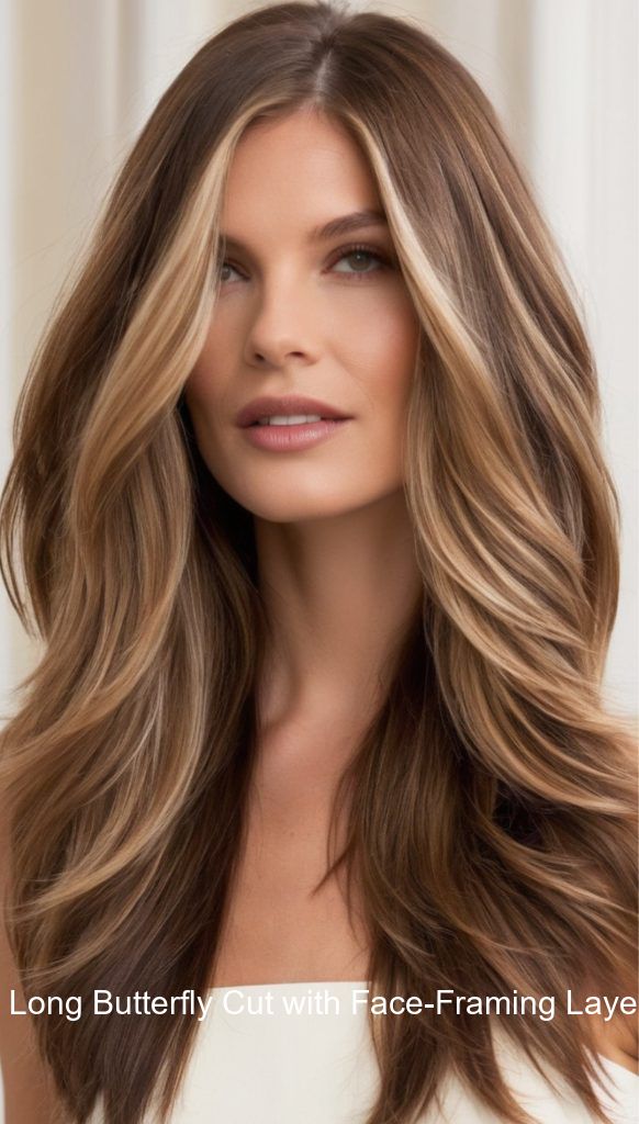 1. Long Butterfly Cut with Face-Framing Layers