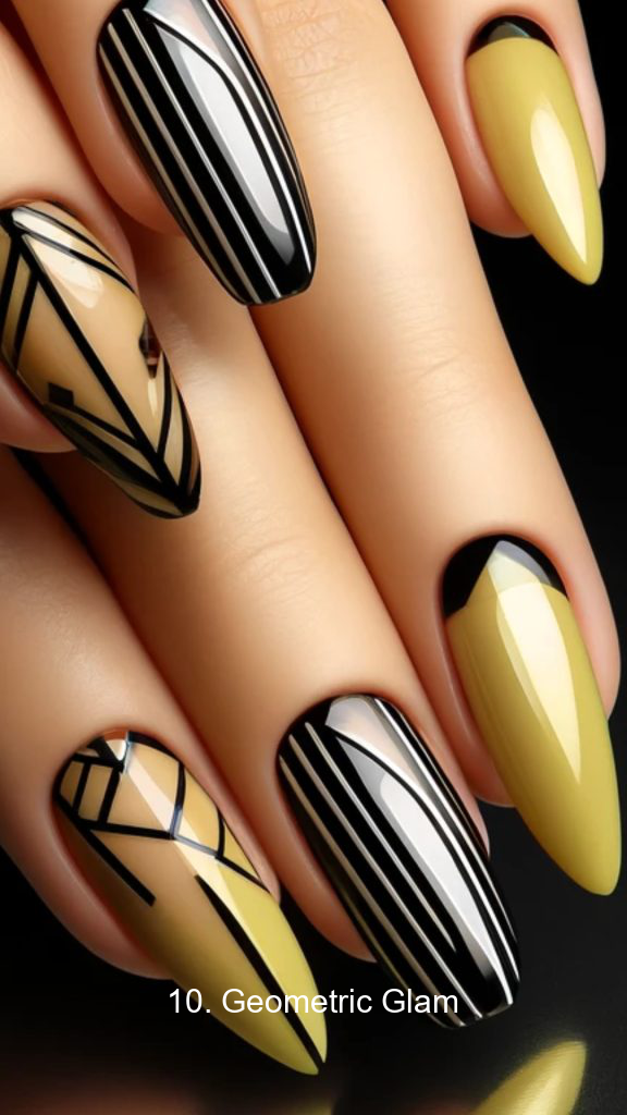 10. Geometric Glam