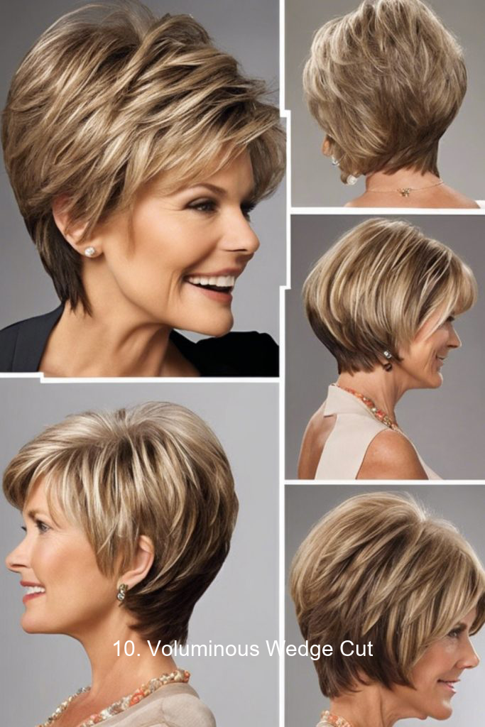 10. Voluminous Wedge Cut