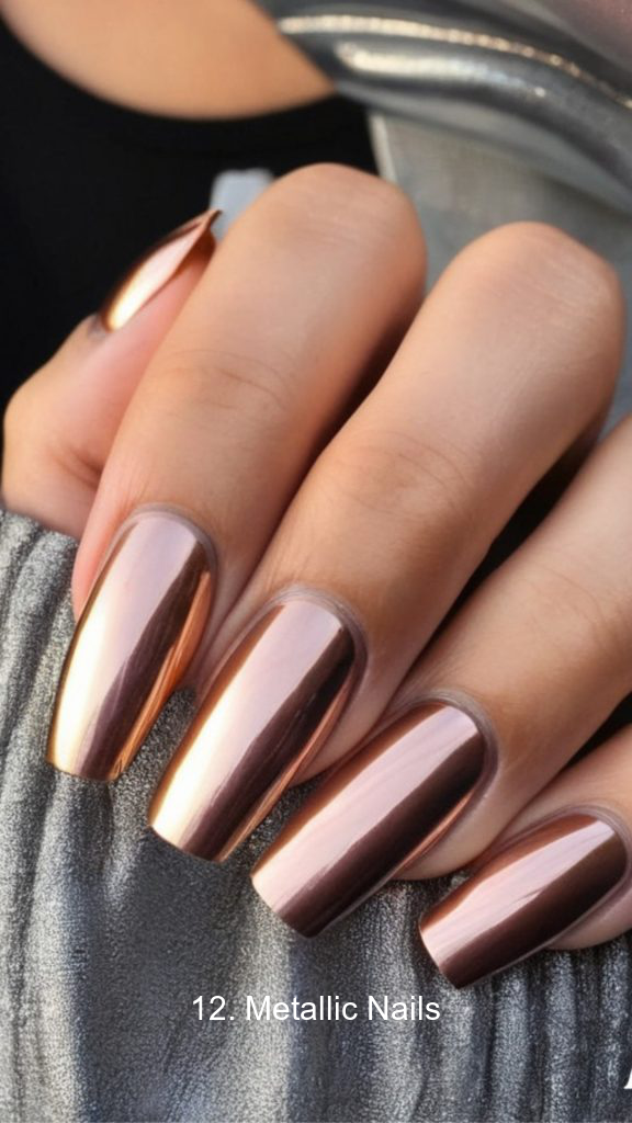12. Metallic Nails
