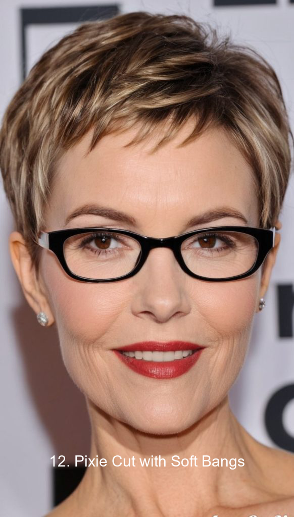 12. Pixie Cut with Soft Bangs