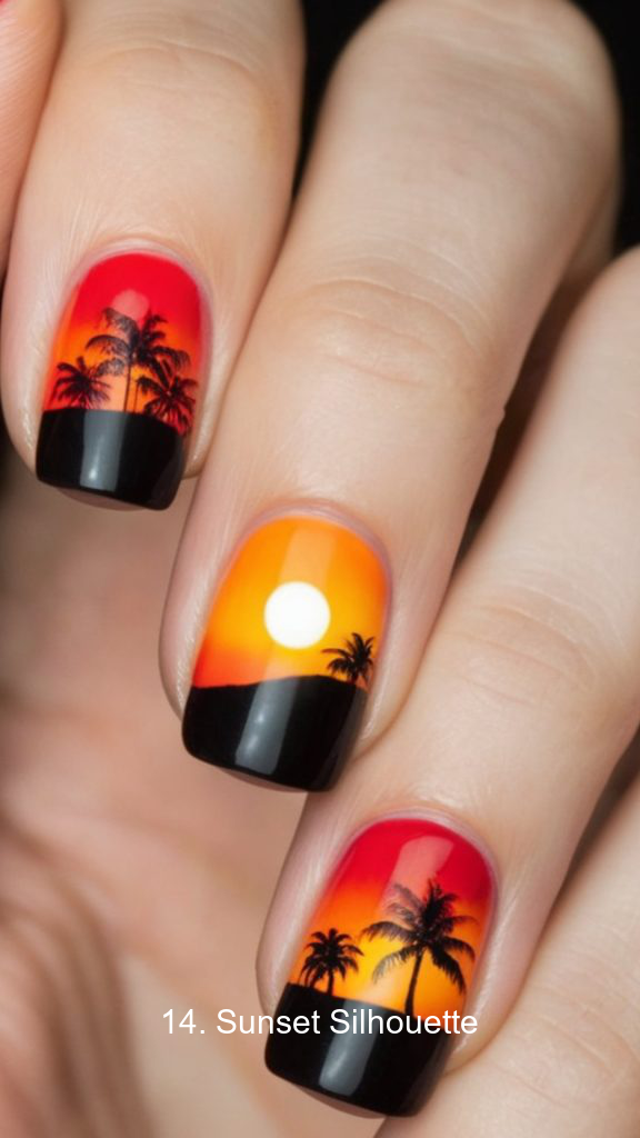 14. Sunset Silhouette