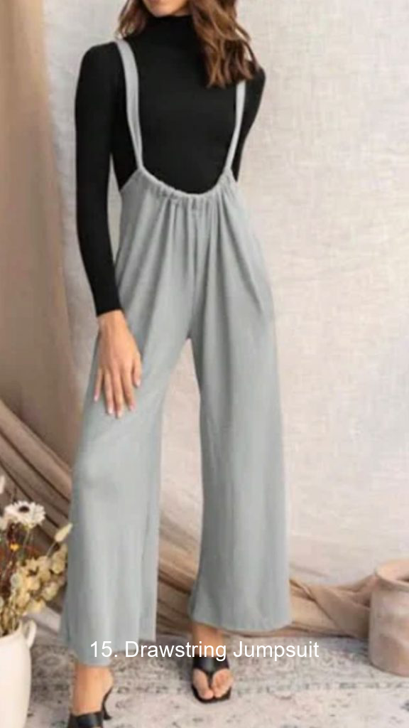 15. Drawstring Jumpsuit