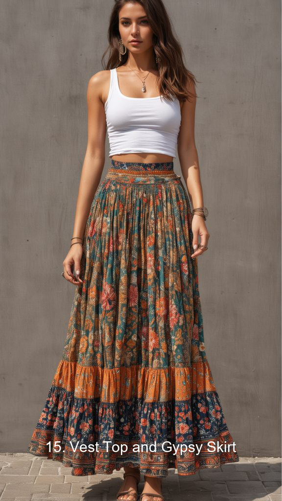 15. Vest Top and Gypsy Skirt
