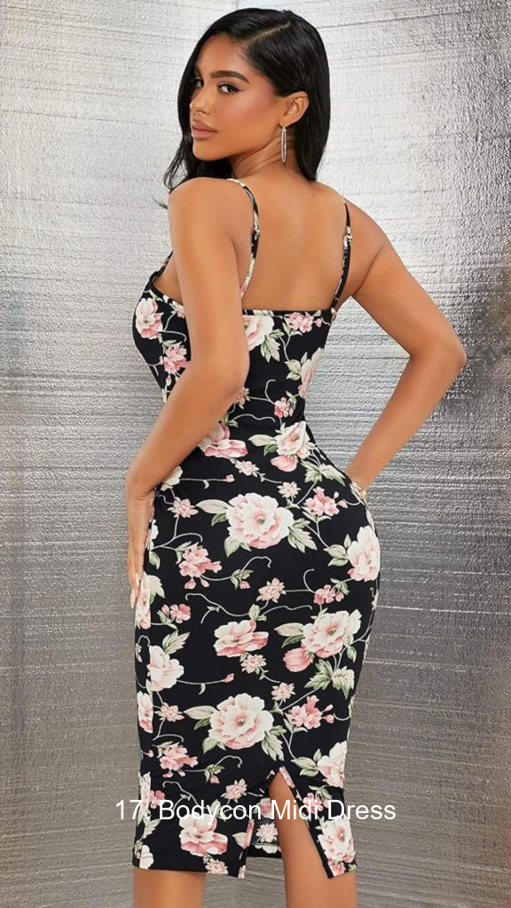 17. Bodycon Midi Dress