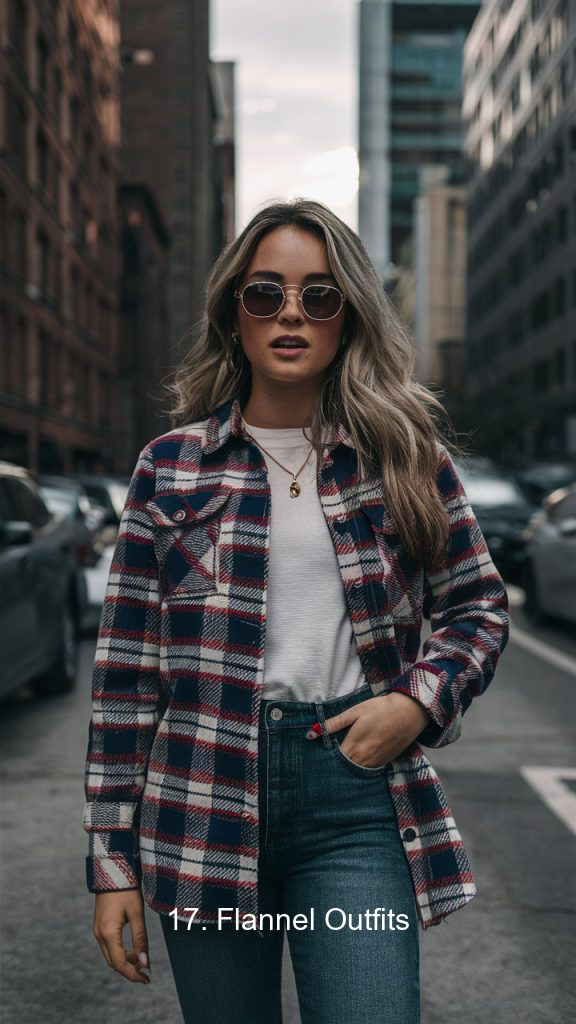 17. Flannel Outfits