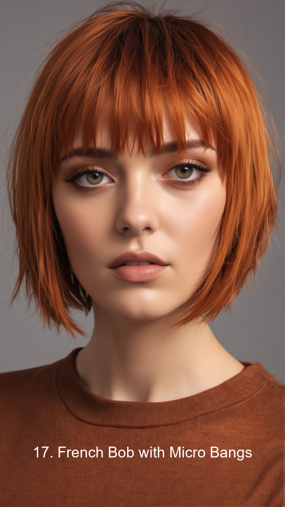 17. French Bob with Micro Bangs