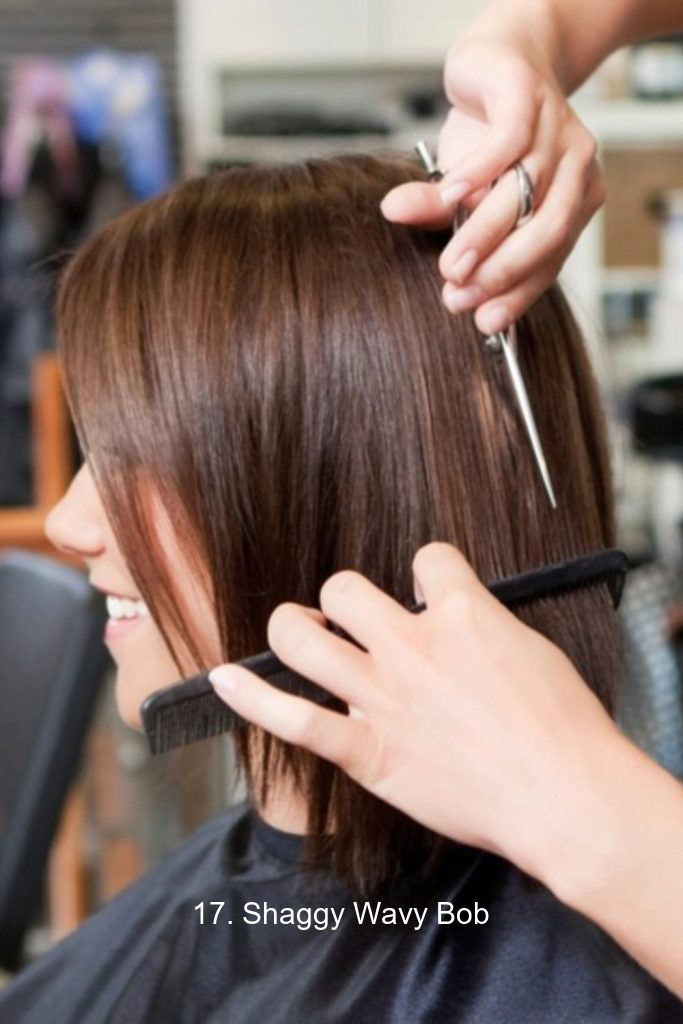 17. Shaggy Wavy Bob