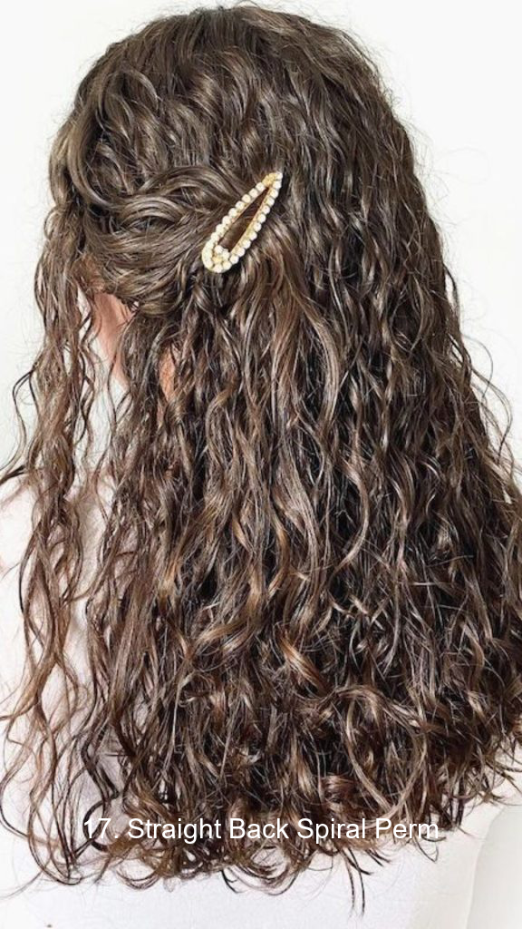 17. Straight Back Spiral Perm