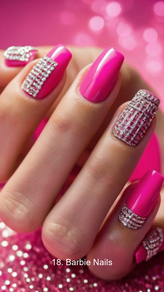 18. Barbie Nails