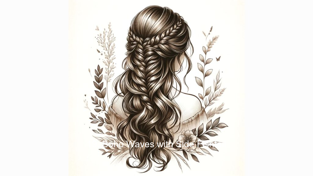 19. Boho Waves with Side Fishtail