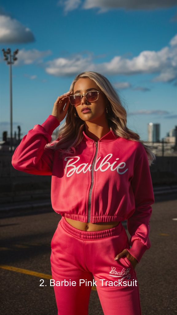 2. Barbie Pink Tracksuit