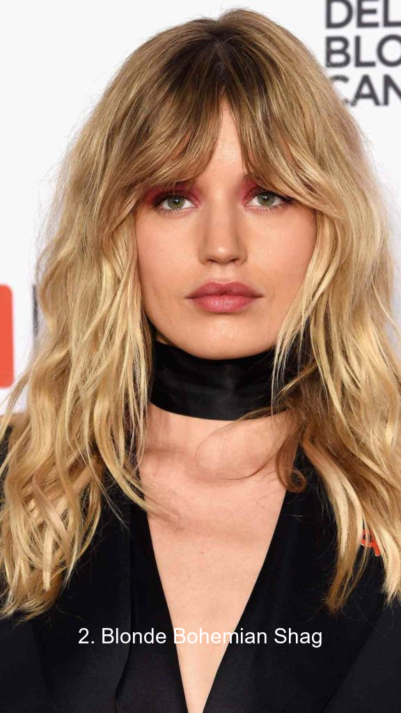 2. Blonde Bohemian Shag