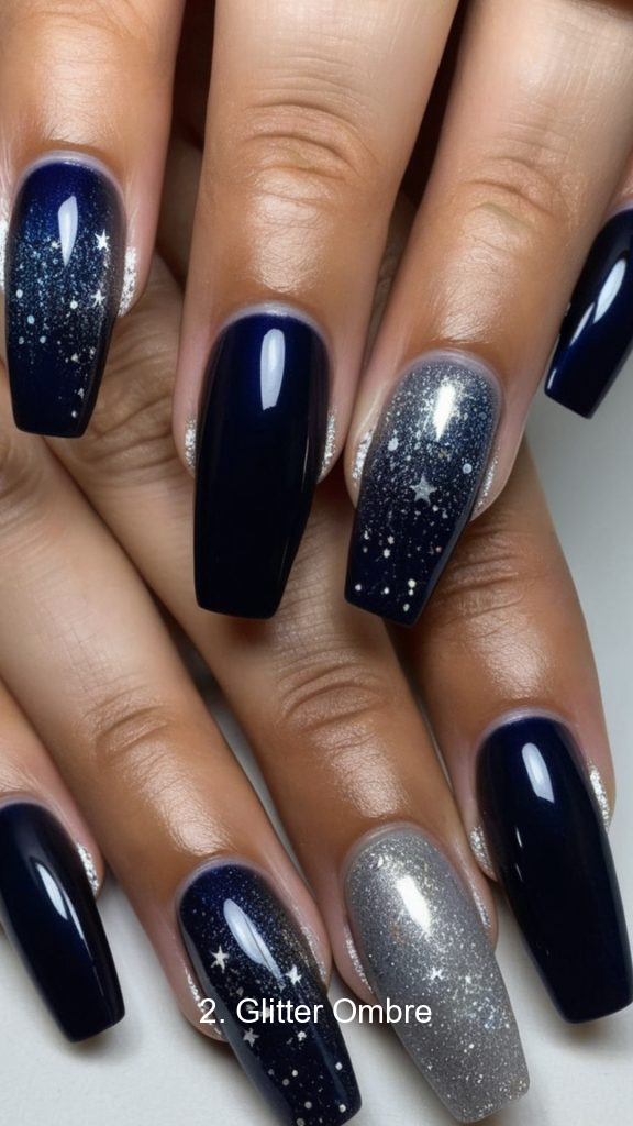 2. Glitter Ombre