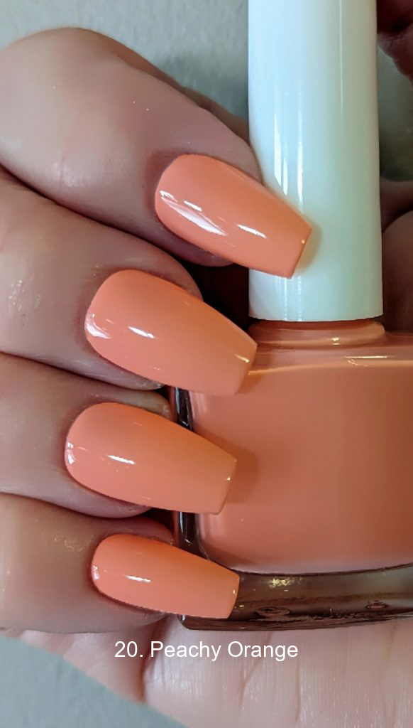 20. Peachy Orange