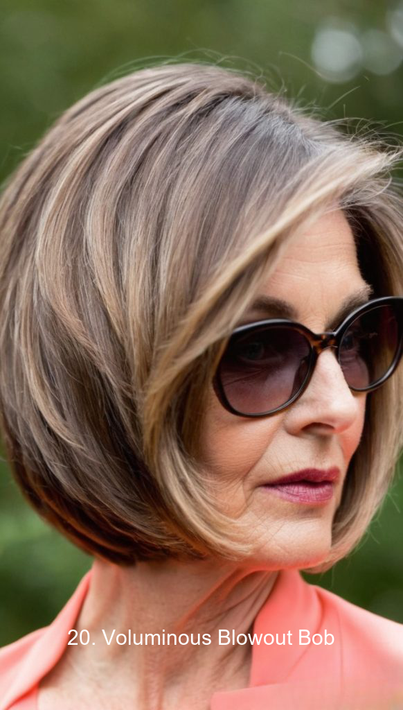 20. Voluminous Blowout Bob