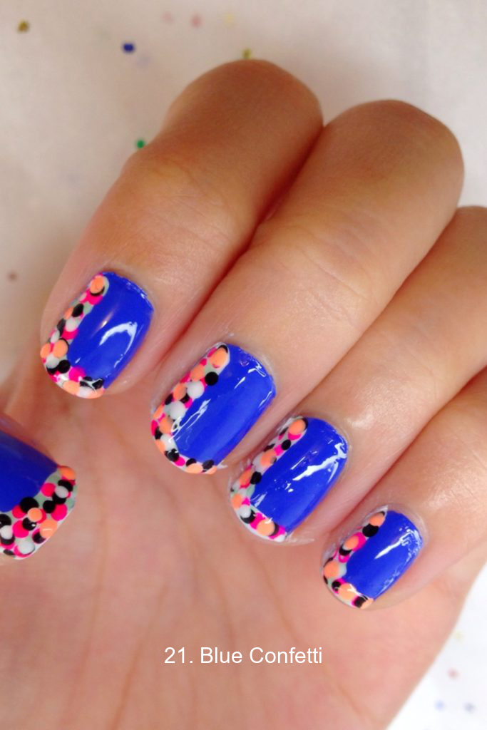 21. Blue Confetti