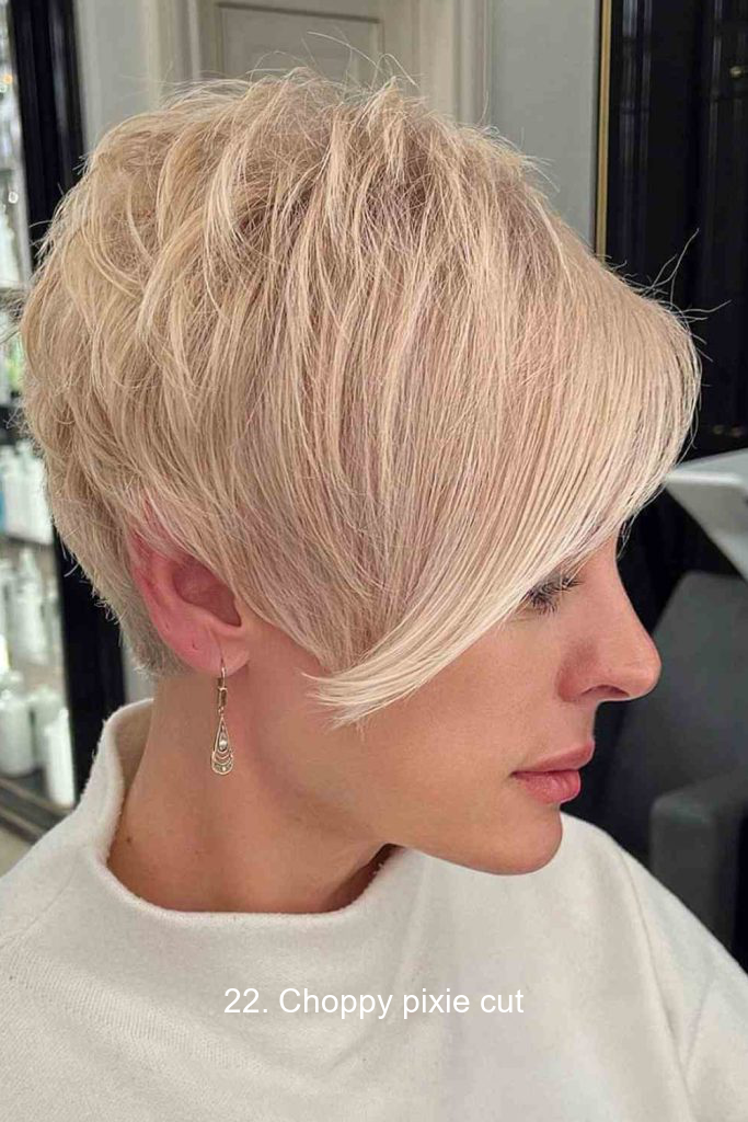 22. Choppy pixie cut