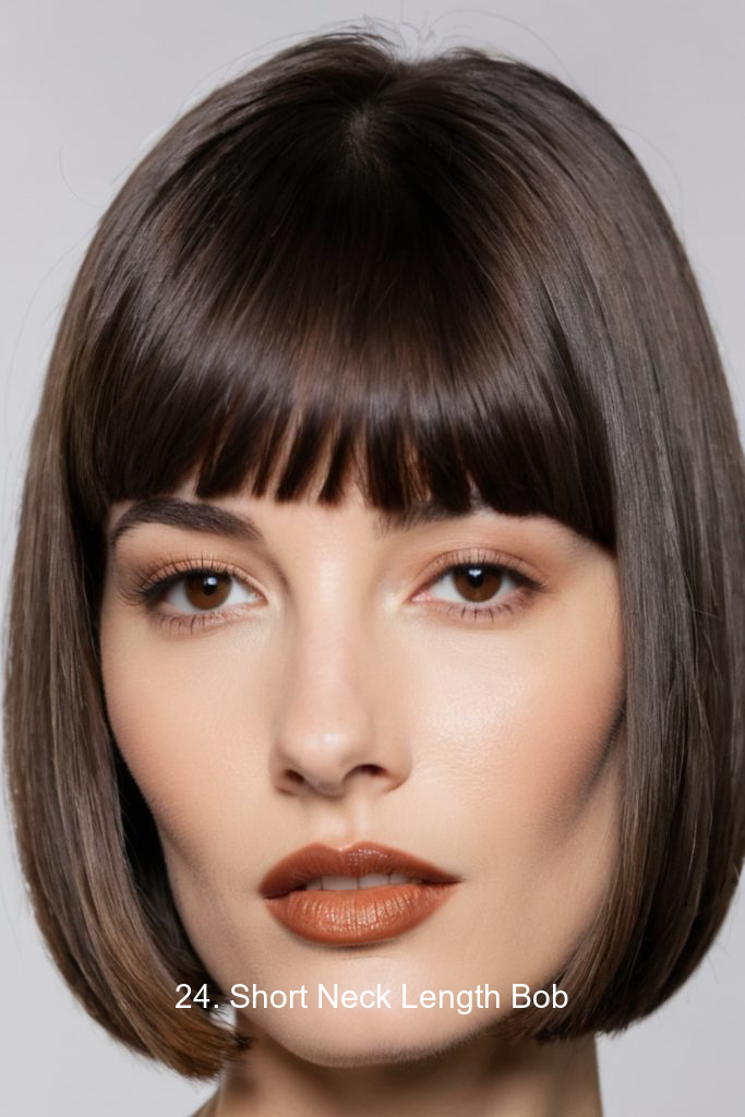 24. Short Neck Length Bob