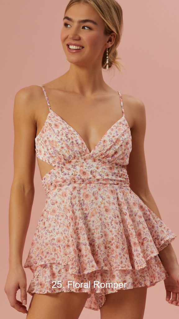 25. Floral Romper