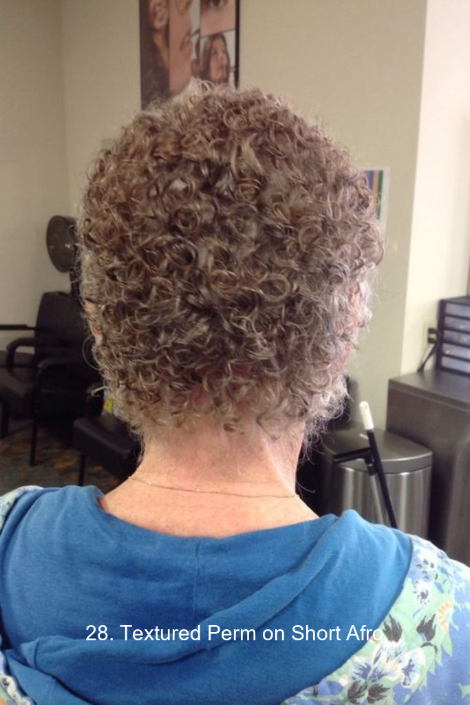 28. Textured Perm on Short Afro