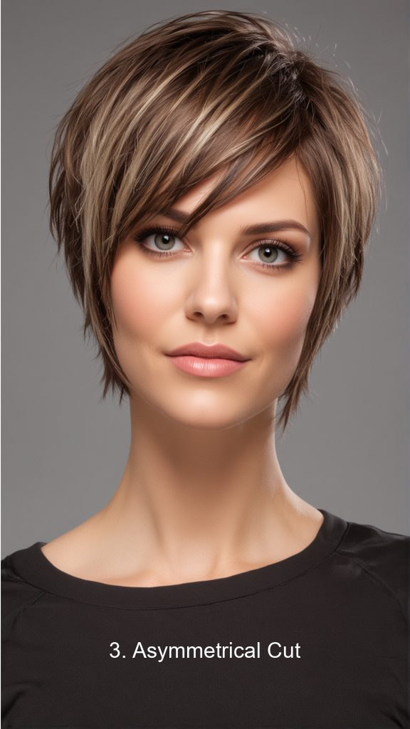 3. Asymmetrical Cut