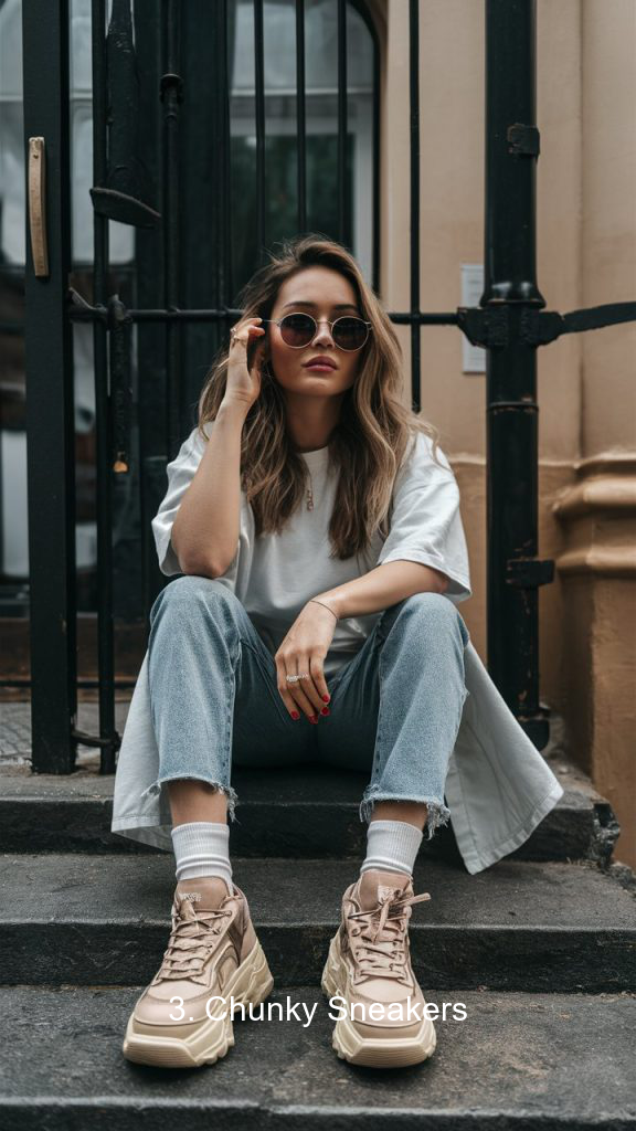 3. Chunky Sneakers