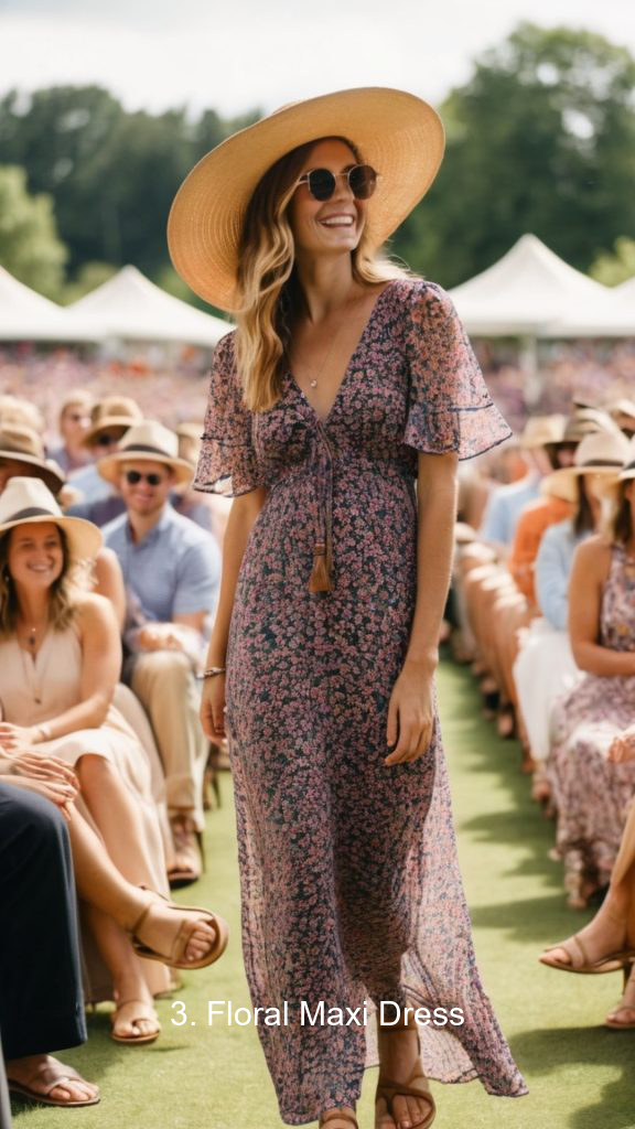 3. Floral Maxi Dress
