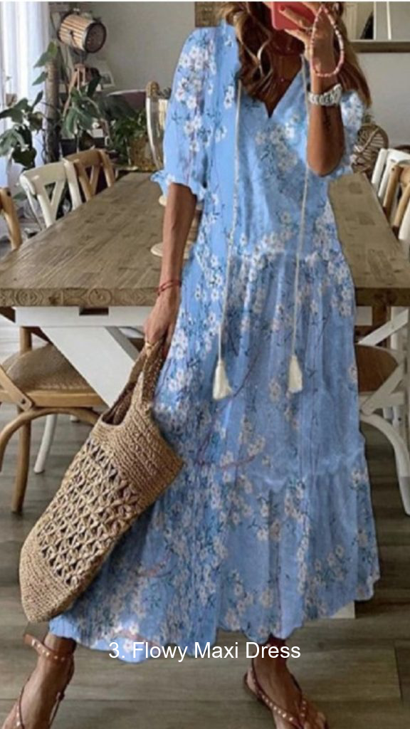 3. Flowy Maxi Dress
