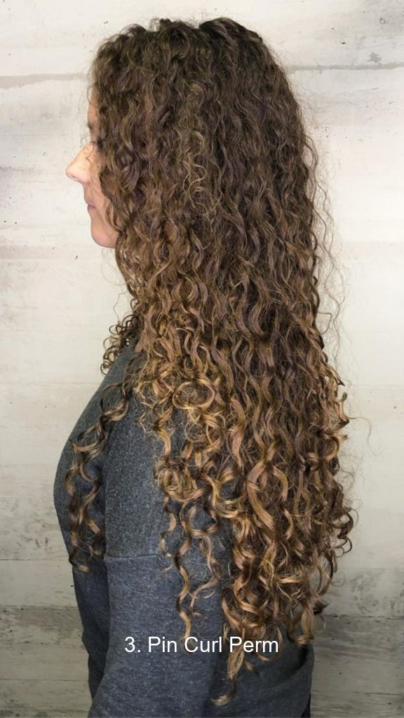 3. Pin Curl Perm