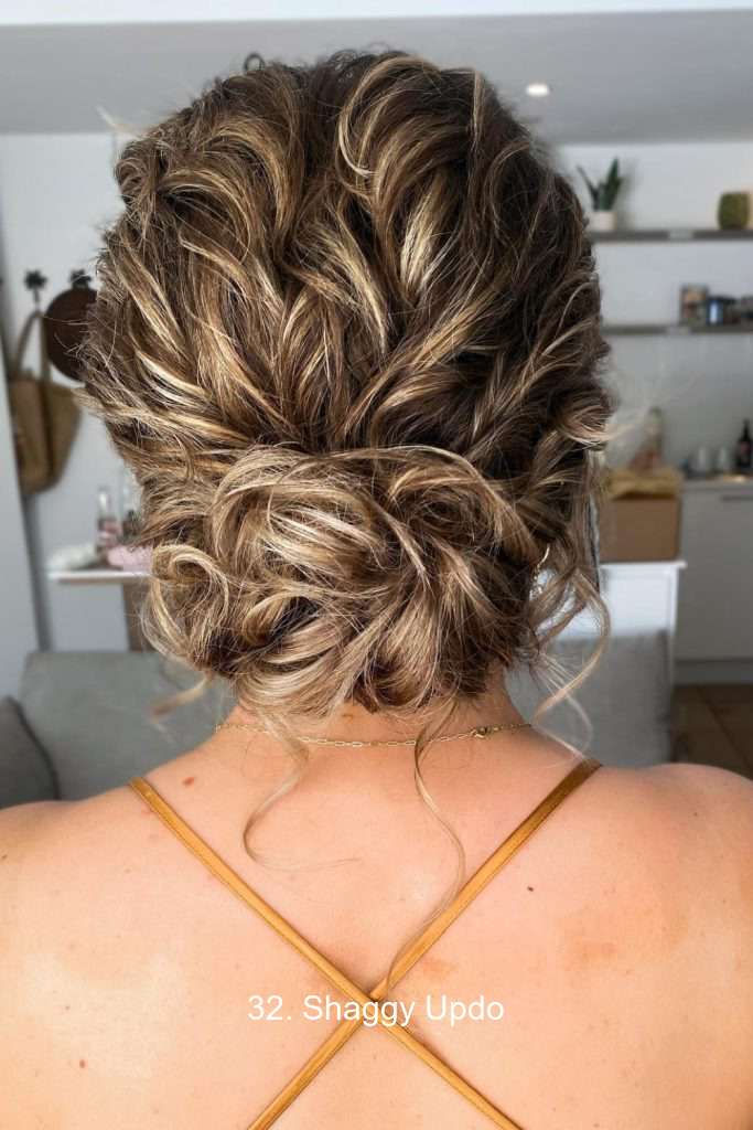 32. Shaggy Updo