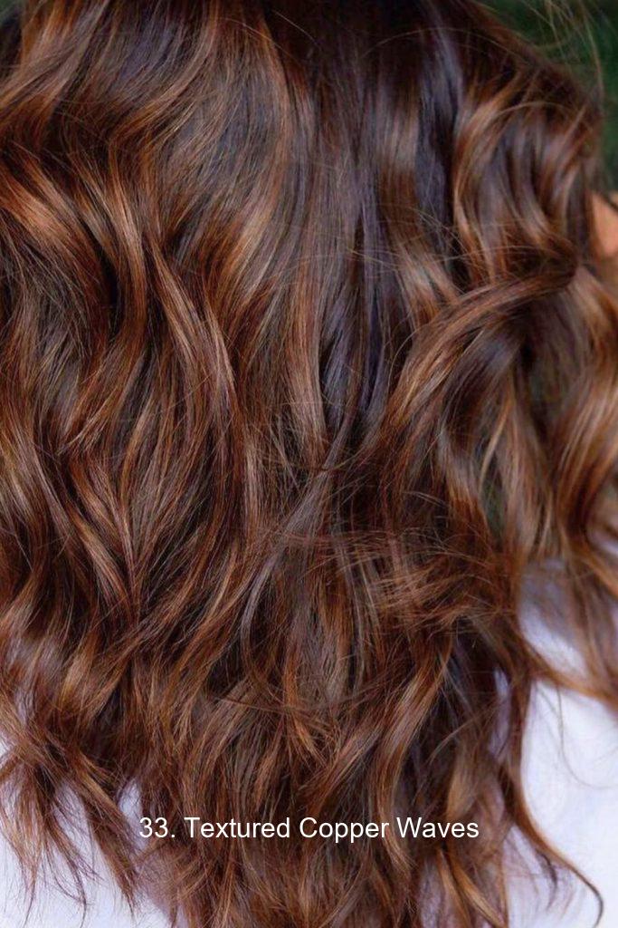 33. Textured Copper Waves