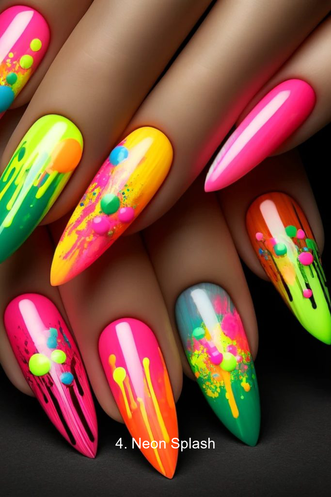 4. Neon Splash