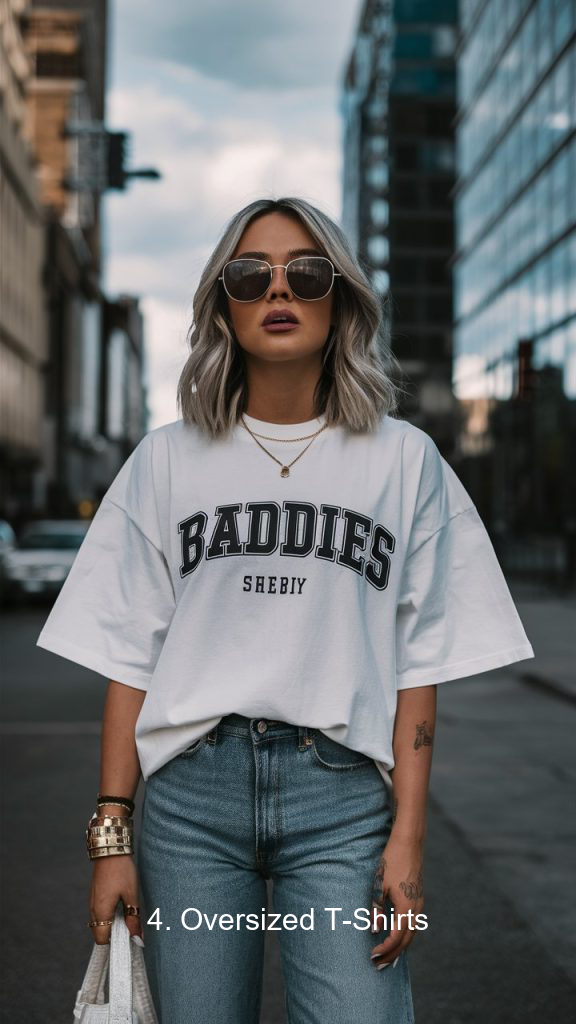 4. Oversized T-Shirts