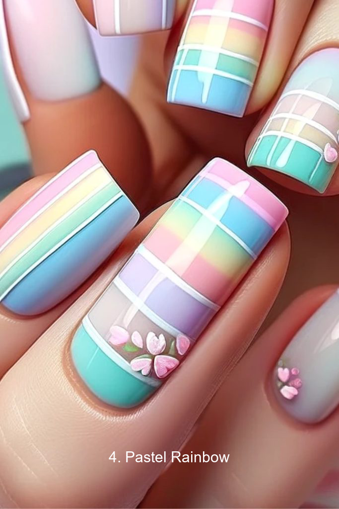 4. Pastel Rainbow