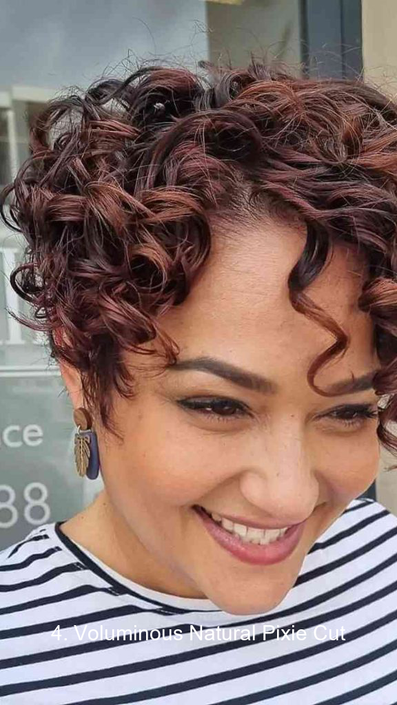 4. Voluminous Natural Pixie Cut