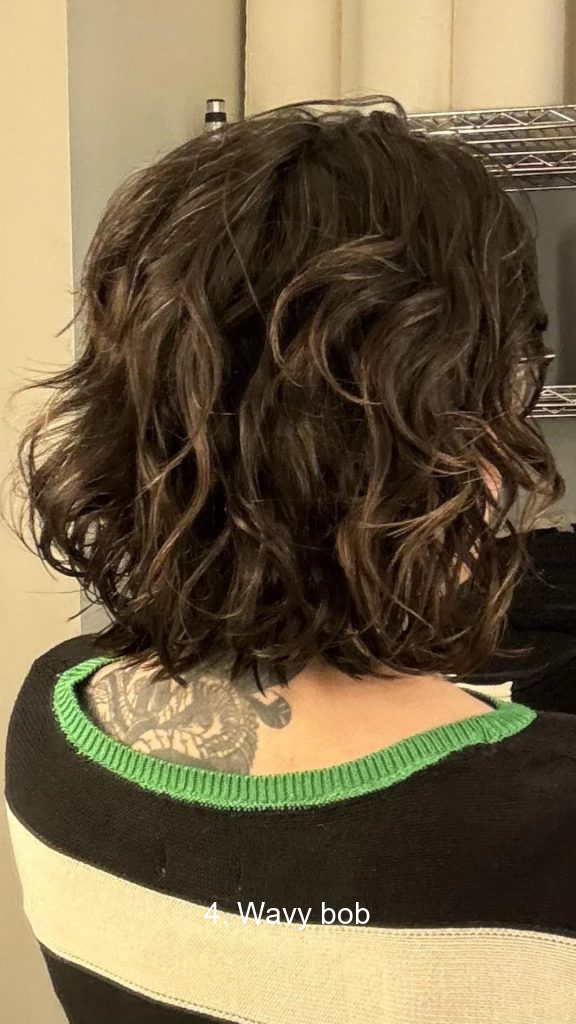 4. Wavy bob