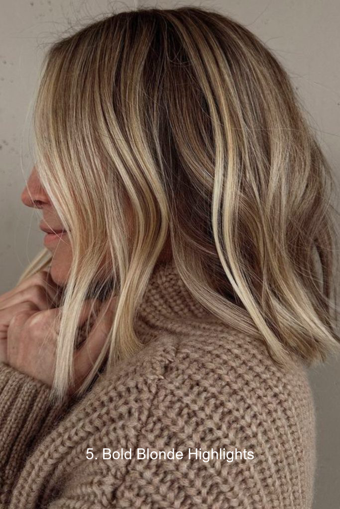 5. Bold Blonde Highlights