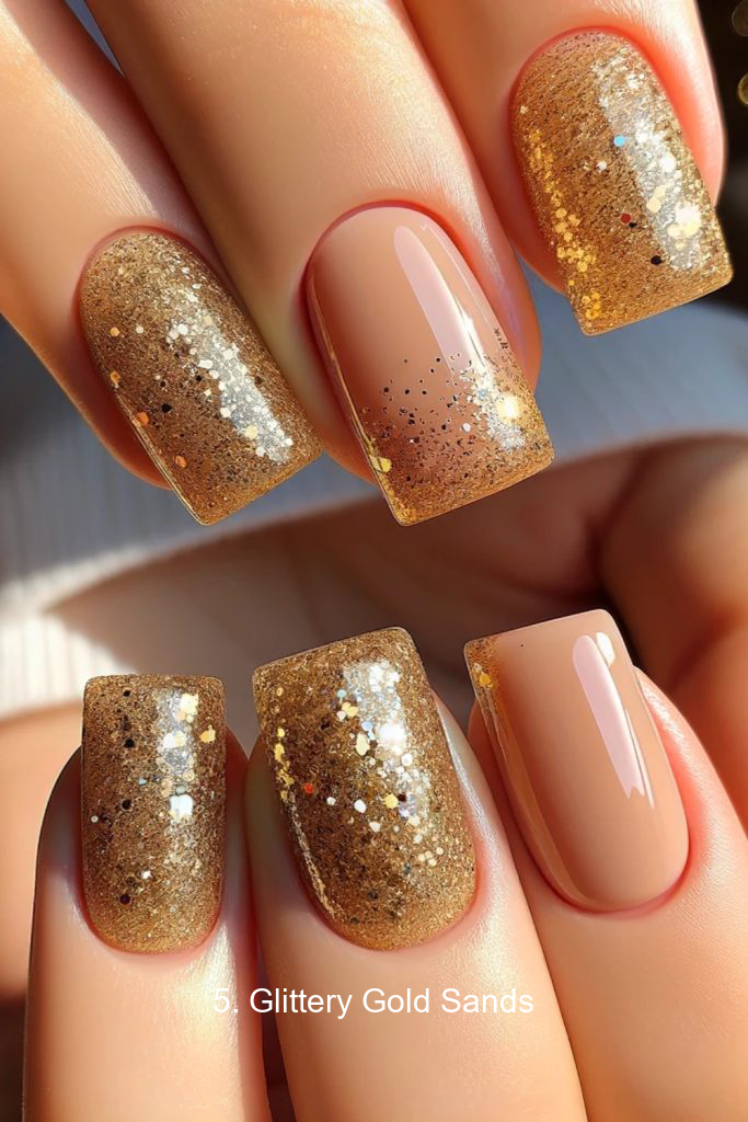 5. Glittery Gold Sands