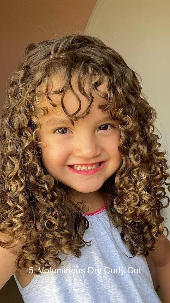 5. Voluminous Dry Curly Cut