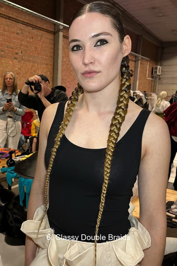 6. Classy Double Braids