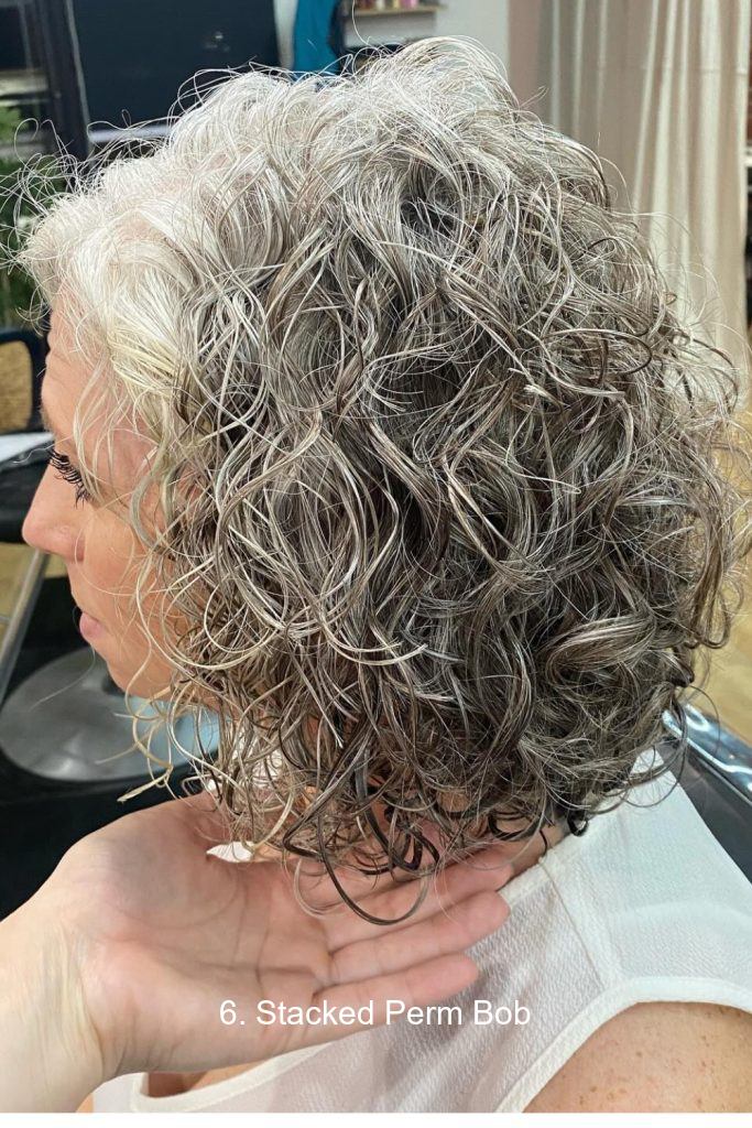 6. Stacked Perm Bob
